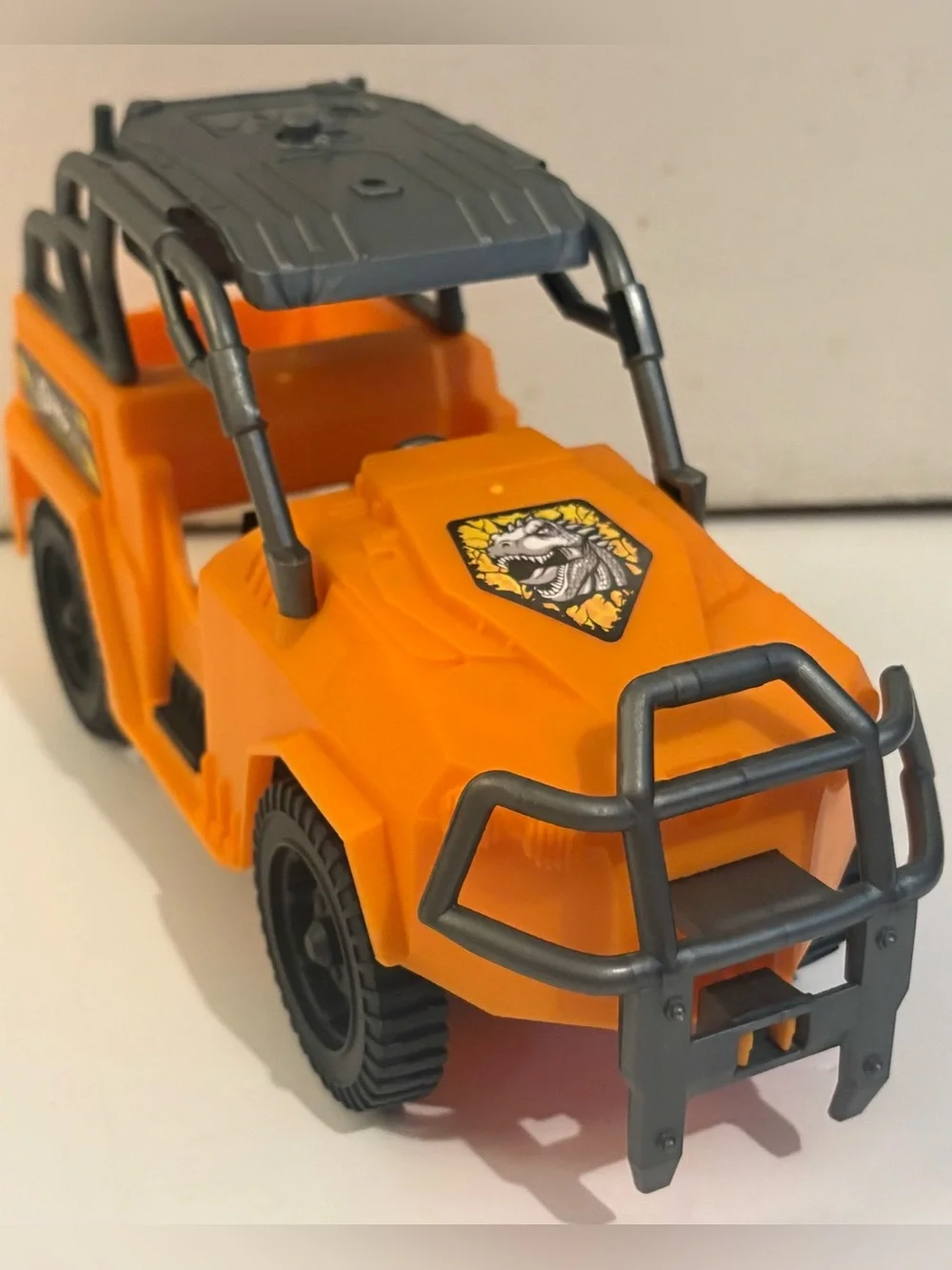 Chap Mei Animal Planet Orange Jeep with push button sounds Toy Toys kids